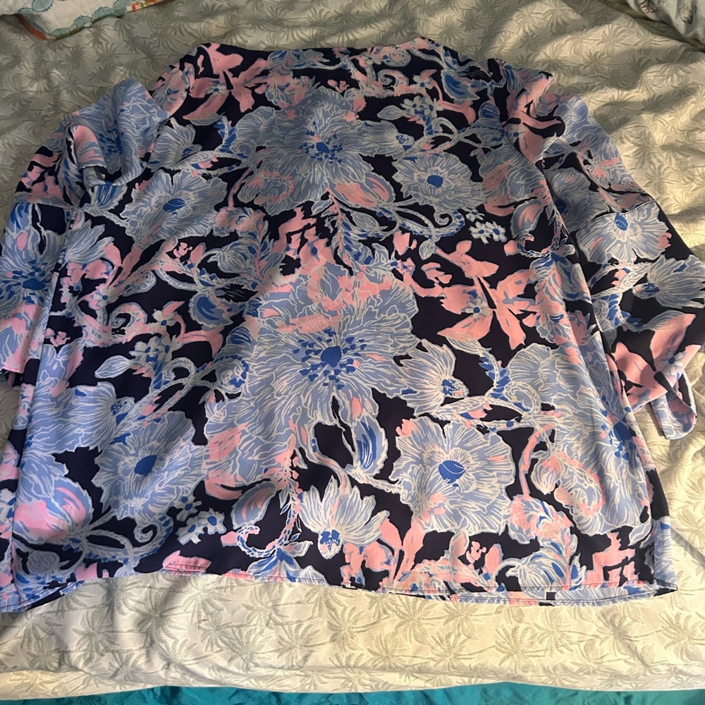 Lilly Pulitzer Polyester Gorgeous Multicolored Tu… - image 4
